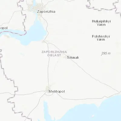 Map showing location of Molochansk (47.204050, 35.597890)