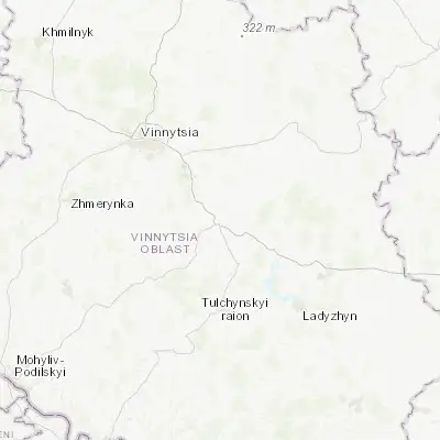 Map showing location of Nemyriv (48.970020, 28.837810)