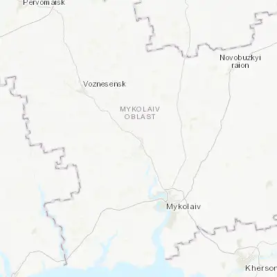 Map showing location of Nova Odesa (47.312680, 31.769720)