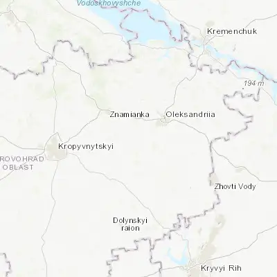Map showing location of Nova Praha (48.568680, 32.904310)