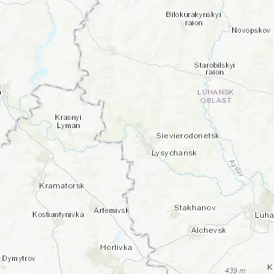 Map showing location of Novodruzhesk (48.963510, 38.352010)