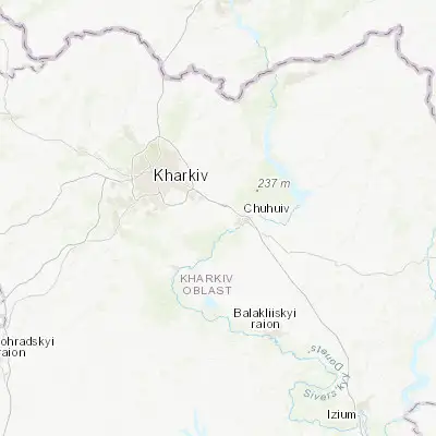 Map showing location of Novopokrovka (49.835610, 36.557040)