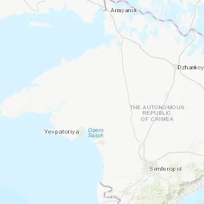 Map showing location of Novoselovskoye (45.442760, 33.597950)