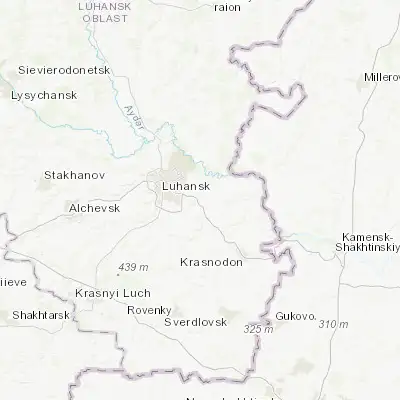 Map showing location of Novosvitlivka (48.492850, 39.506990)
