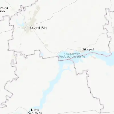 Map showing location of Novovorontsovka (47.504990, 33.923170)