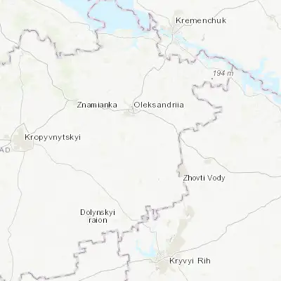 Map showing location of Novyi Starodub (48.514900, 33.171330)