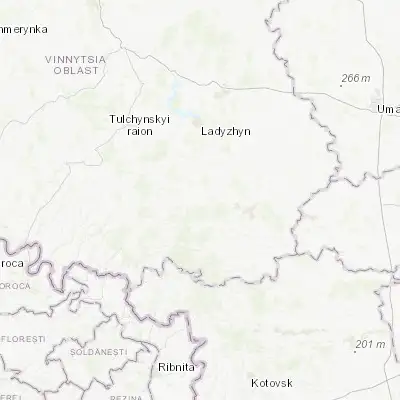 Map showing location of Obodivka (48.400630, 29.255880)