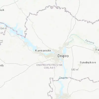Map showing location of Obukhivka (48.548840, 34.853870)