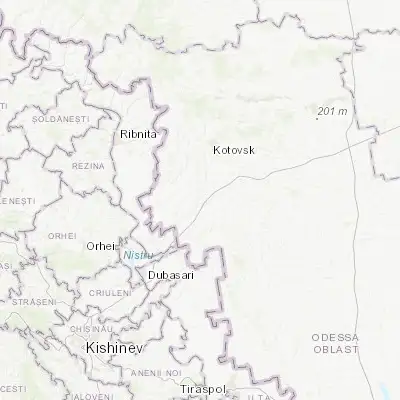 Map showing location of Okny (47.542930, 29.455860)