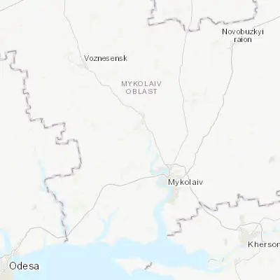 Map showing location of Olshanske (47.172400, 31.764980)