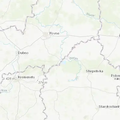 Map showing location of Ostroh (50.329420, 26.514250)
