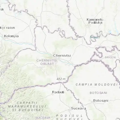 Map showing location of Ostrytsya (48.257920, 26.051860)