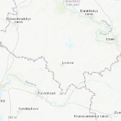 Map showing location of Paniutyne (48.938830, 36.278280)