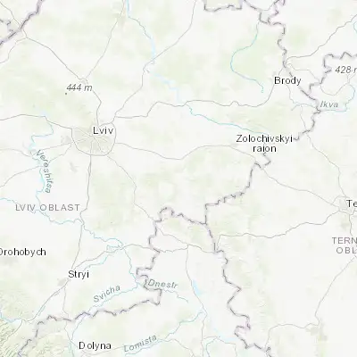 Map showing location of Peremyshliany (49.670530, 24.556570)
