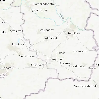 Map showing location of Petrovske (48.296620, 38.878920)