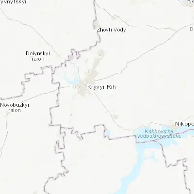 Map showing location of Radushne (47.815480, 33.510150)