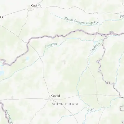 Map showing location of Rakiv Lis (51.621740, 24.924270)
