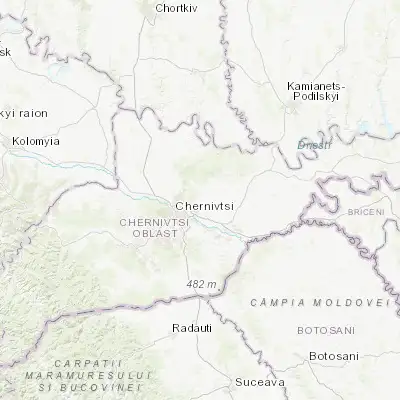 Map showing location of Ridkivtsi (48.339020, 26.073420)