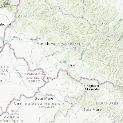 Map showing location of Rokosovo (48.208290, 23.178490)