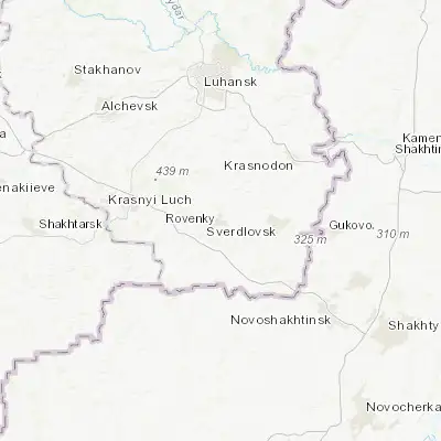 Map showing location of Rovenky (48.083310, 39.377640)