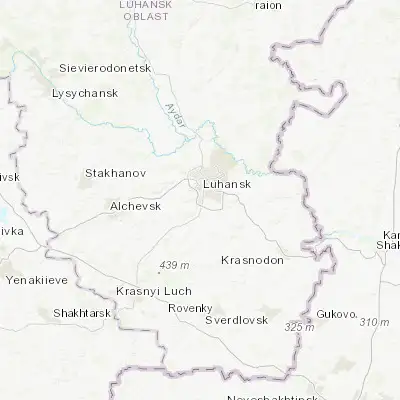 Map showing location of Rozkishne (48.489590, 39.278810)