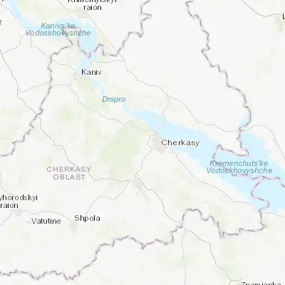 Map showing location of Ruska Poliana (49.417000, 31.920090)