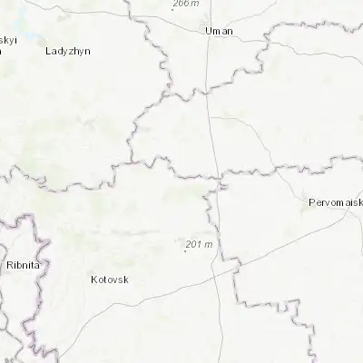 Map showing location of Savran (48.129300, 30.083300)