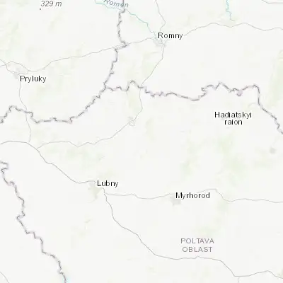 Map showing location of Sencha (50.254820, 33.346020)