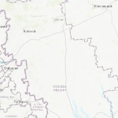 Map showing location of Shyryayeve (47.384830, 30.190650)