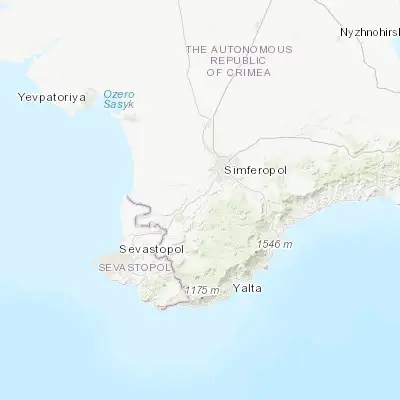Map showing location of Skalistoye (44.816860, 33.977910)