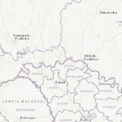 Map showing location of Sokyryany (48.449130, 27.411380)