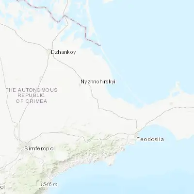 Map showing location of Sovetskiy (45.342670, 34.924630)