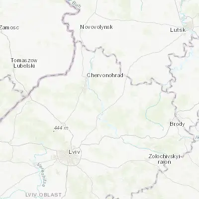 Map showing location of Staryi Dobrotvir (50.231540, 24.377010)