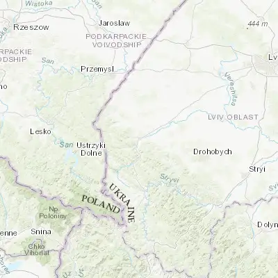 Map showing location of Staryi Sambir (49.441990, 23.001850)