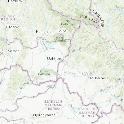 Map showing location of Storozhnytsia (48.604030, 22.232690)