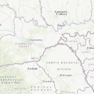 Map showing location of Tarasivtsi (48.205570, 26.364440)