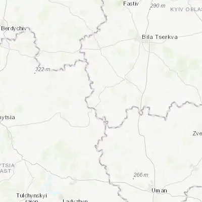 Map showing location of Tetiiv (49.369470, 29.677890)
