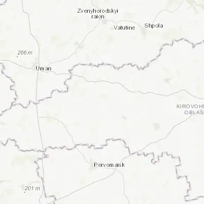 Map showing location of Tyshkivka (48.496650, 30.942290)