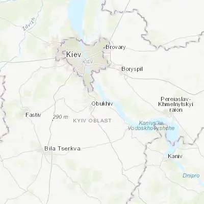 Map showing location of Ukrainka (50.143170, 30.746120)