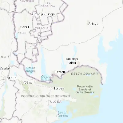 Map showing location of Utkonosivka (45.495230, 28.959510)