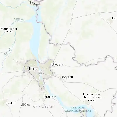 Map showing location of Velyka Dymerka (50.593330, 30.903130)
