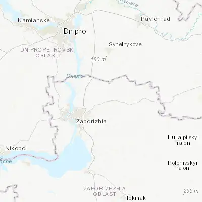Map showing location of Vilnyansk (47.947680, 35.440340)