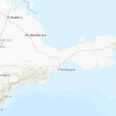 Map showing location of Vladislavovka (45.166540, 35.372680)