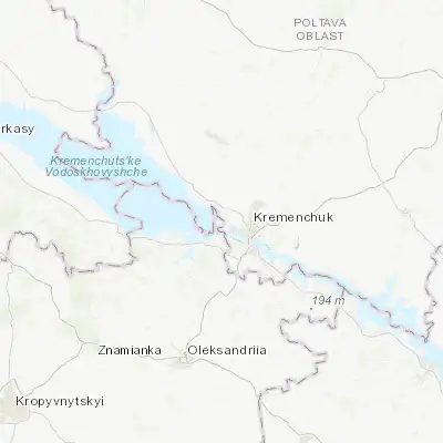 Map showing location of Vlasivka (49.118320, 33.279710)
