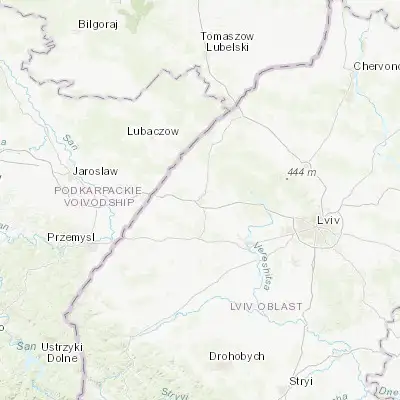 Map showing location of Yavoriv (49.938640, 23.382540)