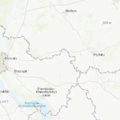 Map showing location of Zghurivka (50.502760, 31.784920)