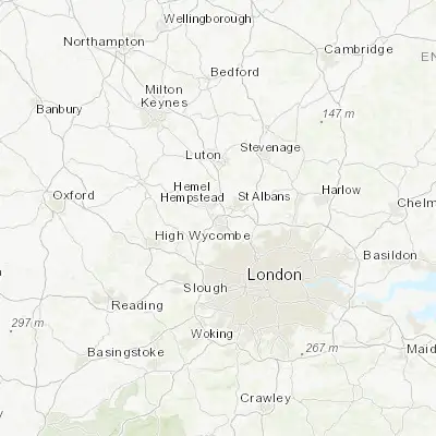 Map showing location of Abbots Langley (51.705730, -0.417570)