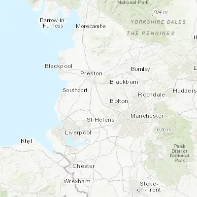 Map showing location of Adlington (53.613230, -2.606760)