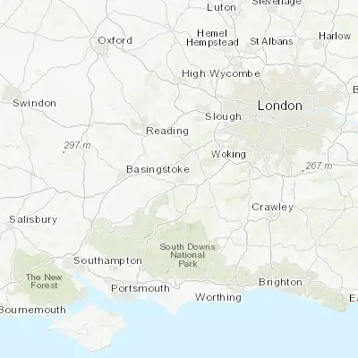 Map showing location of Aldershot (51.248270, -0.763890)