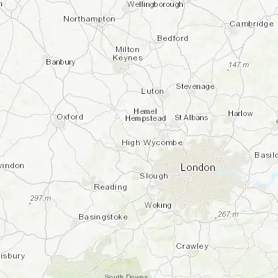 Map showing location of Amersham on the Hill (51.674680, -0.607420)